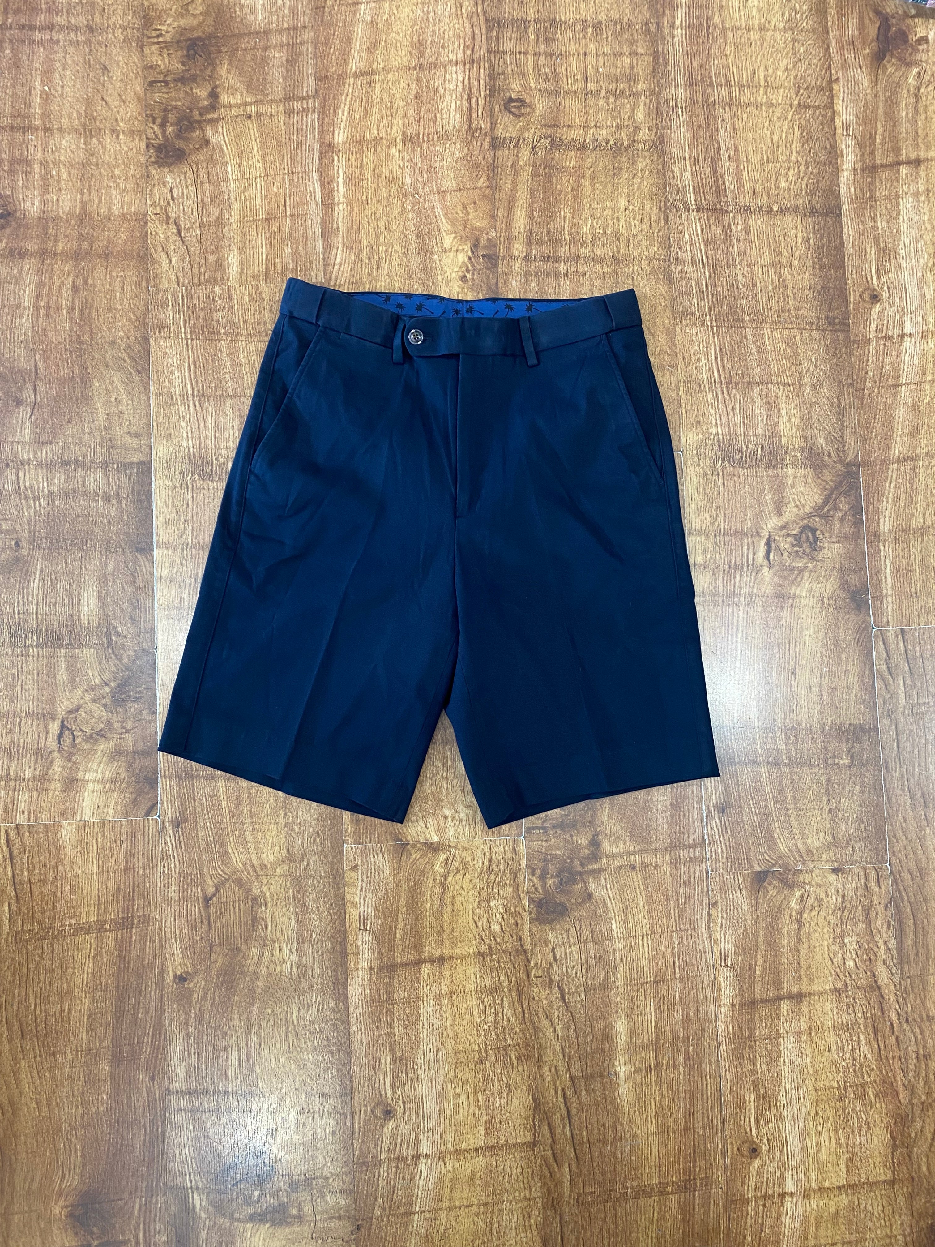 NAVY BIARRITZ SKOPES TAILORED SHORTS