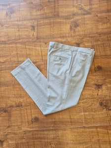 SKY BLUE GUIDE LONDON LINEN BLEND TROUSERS