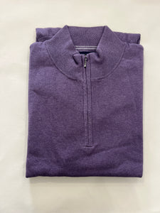 COPENHAGEN LAVENDER BROOK TAVERNER ZIP NECK JUMPER