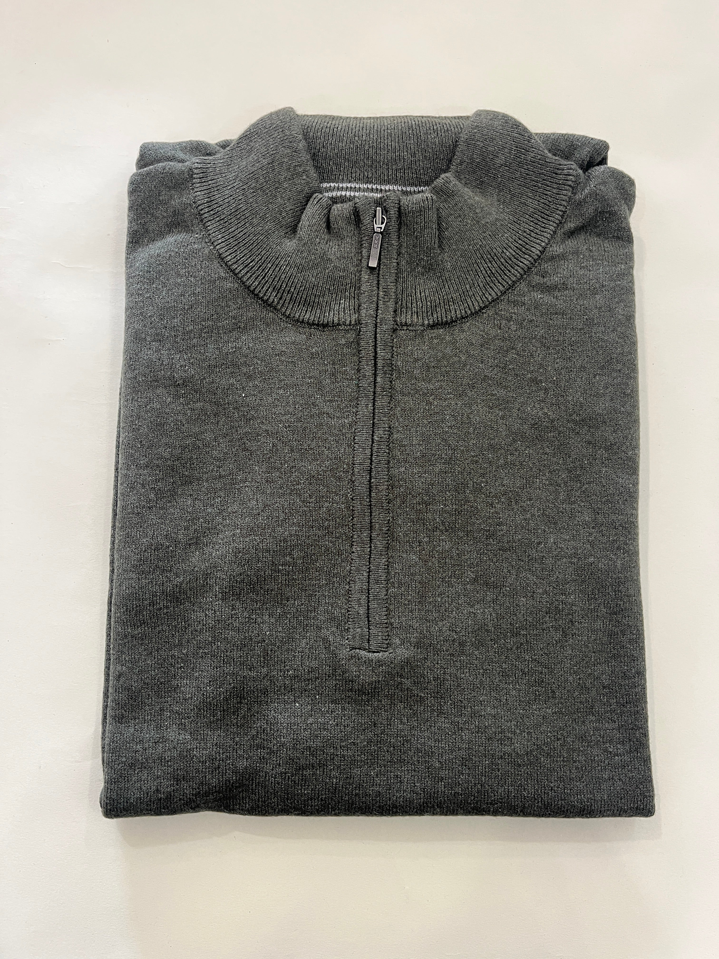 COPENHAGEN MOSS BROOK TAVERNER ZIP NECK JUMPER