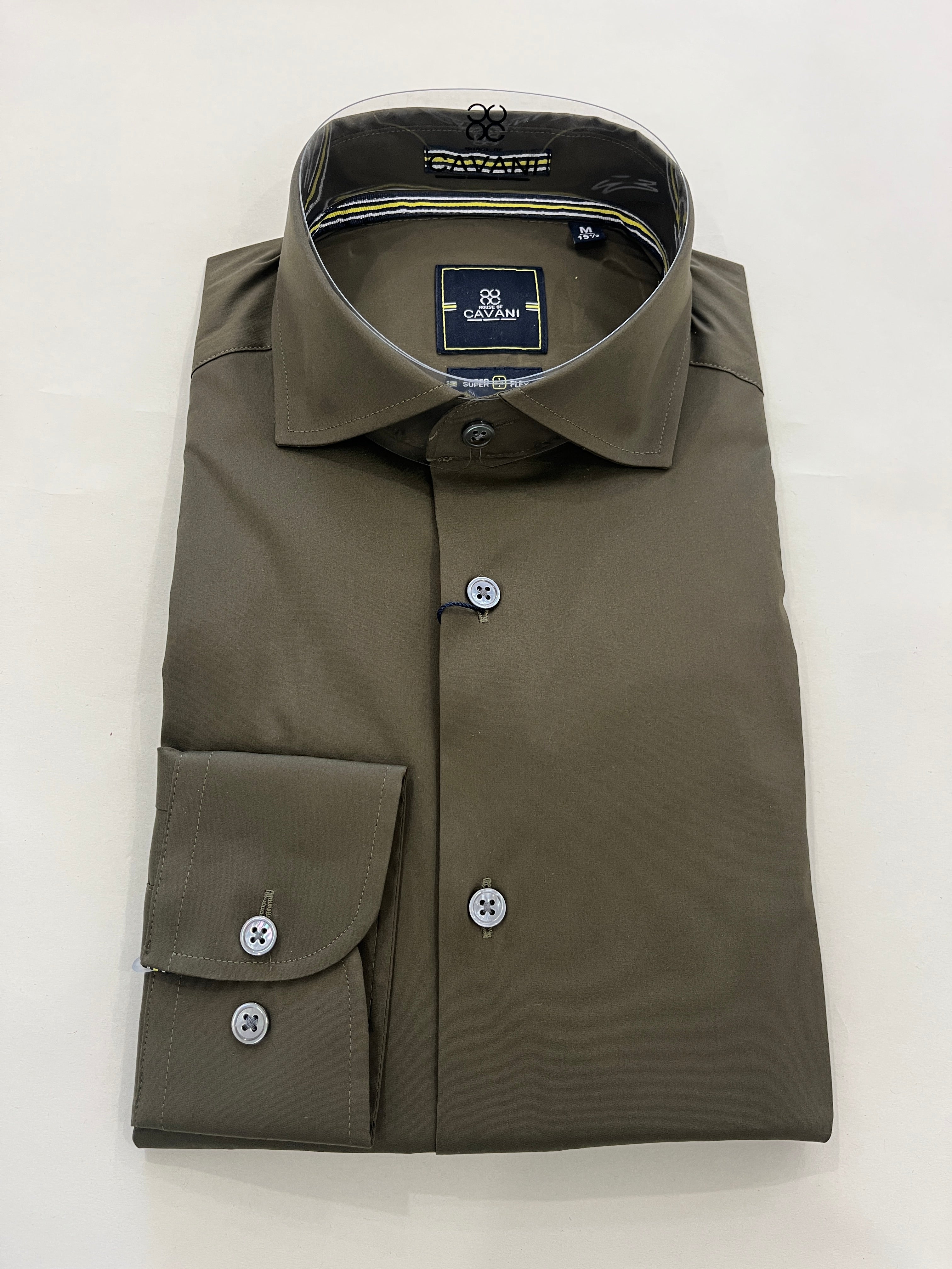 CAVANI OLIVE MONACO SHIRT
