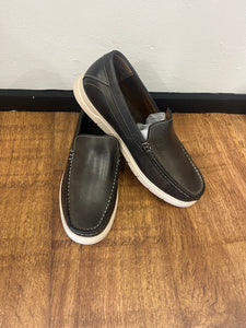 NAVY DINO FRONT LOAFERS