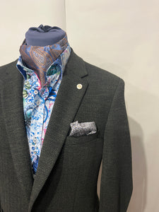 OLIVE CHEVRONS GUIDE LONDON JACKET
