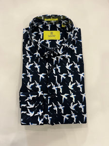 CAVANI NAVY STORK FLIGHT SHIRT