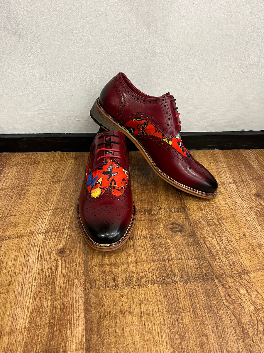 JULIUS RED BUTTERFLY JUSTIN REESS SHOES – WÜD MENSWEAR