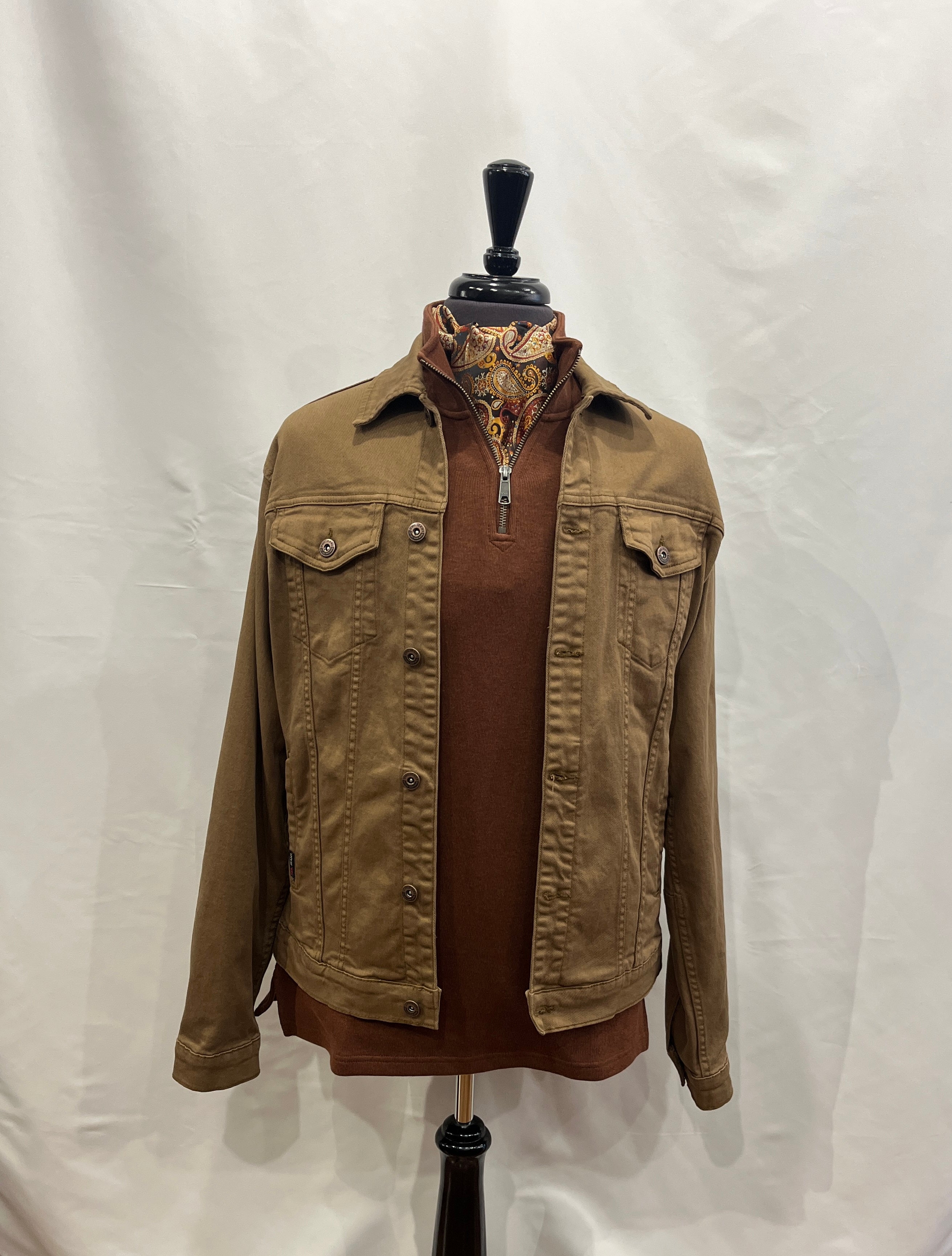 TOBACCO PENDLE DML TRUCKER JACKET