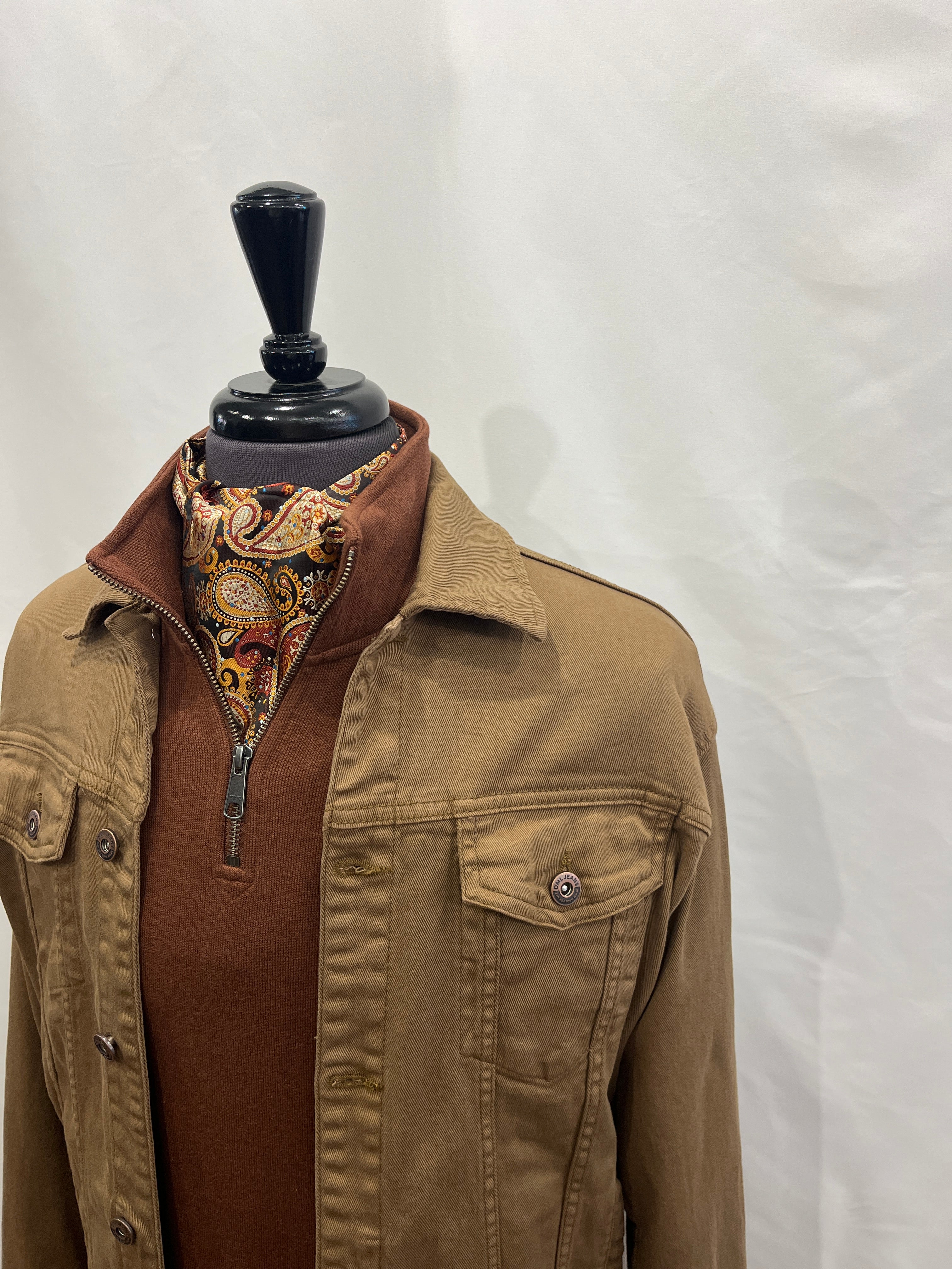 TOBACCO PENDLE DML TRUCKER JACKET