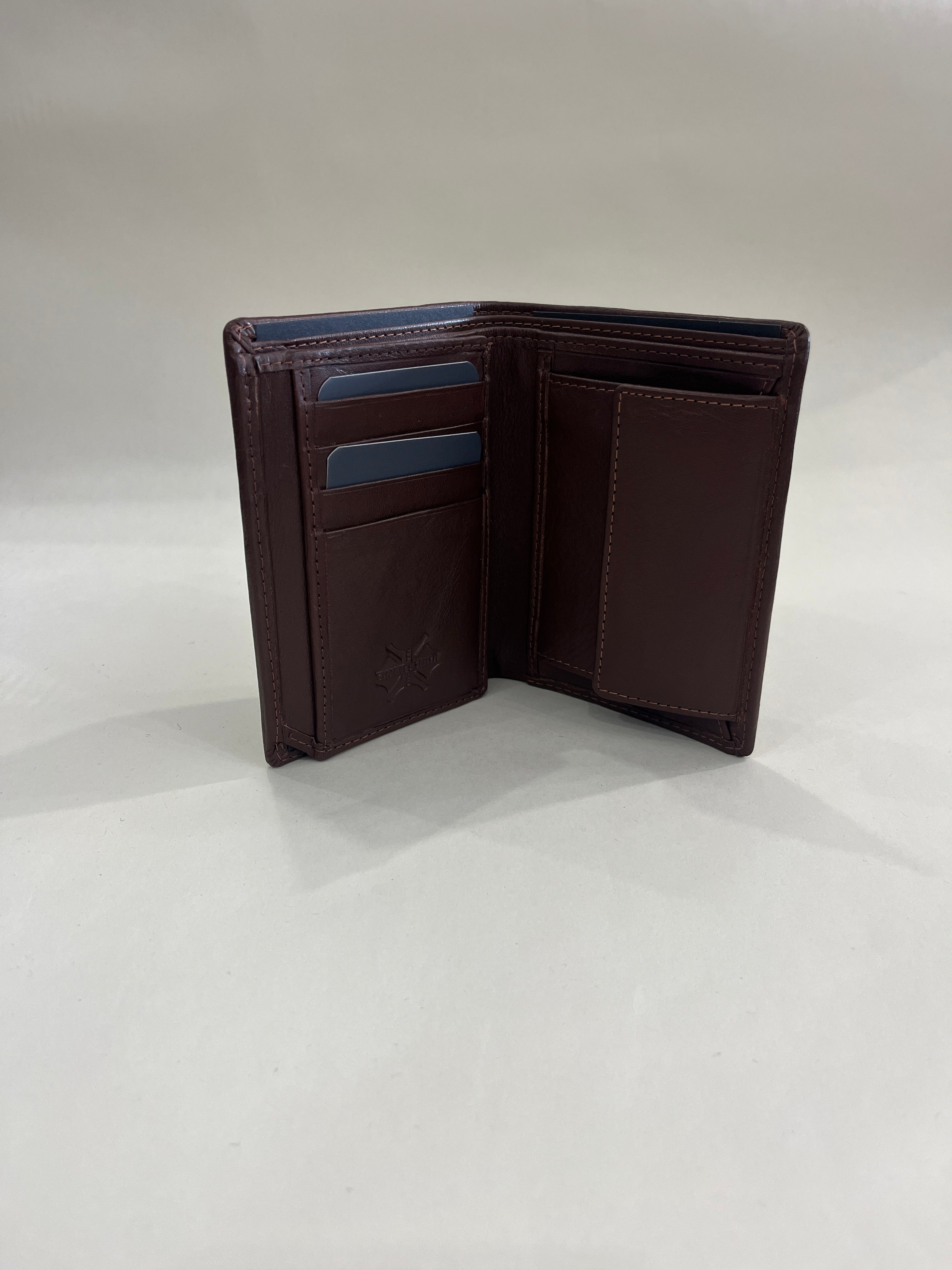 OXFORD LEATHER CRAFT BROWN LEATHER WALLET