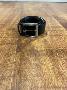 BLACK LEATHER BELT FROM OXFORD LEATHER CRAFT